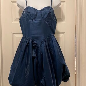 Cider Navy Blue Mini Dress